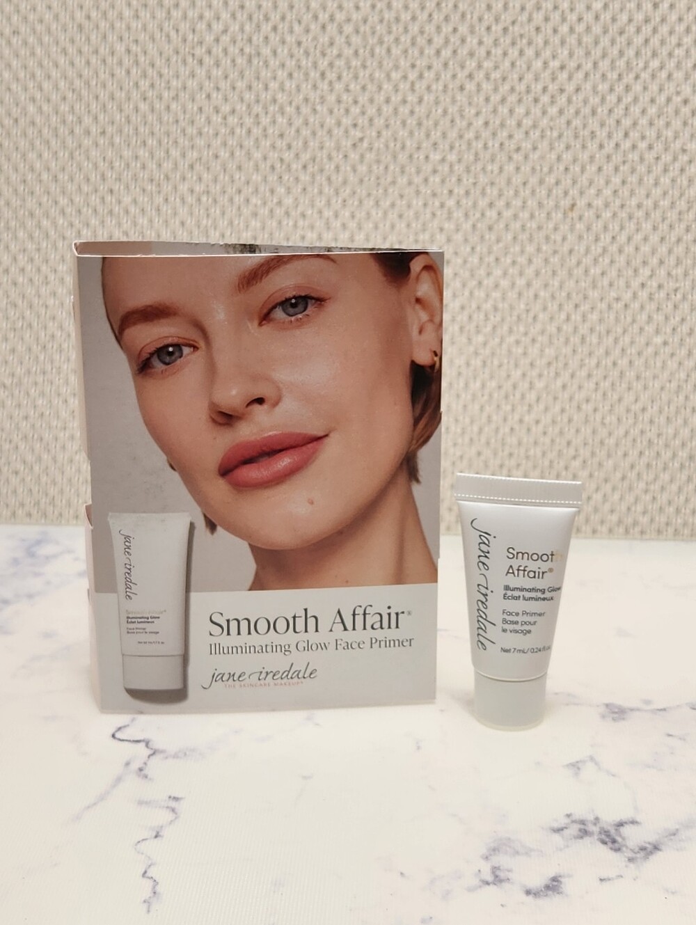 Jane Iredale Smooth Affair Illuminating Glow Face Primer MINI Size .24 oz